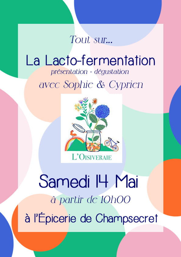 You are currently viewing La lacto-fermentation – à l’épicerie de Champsecret