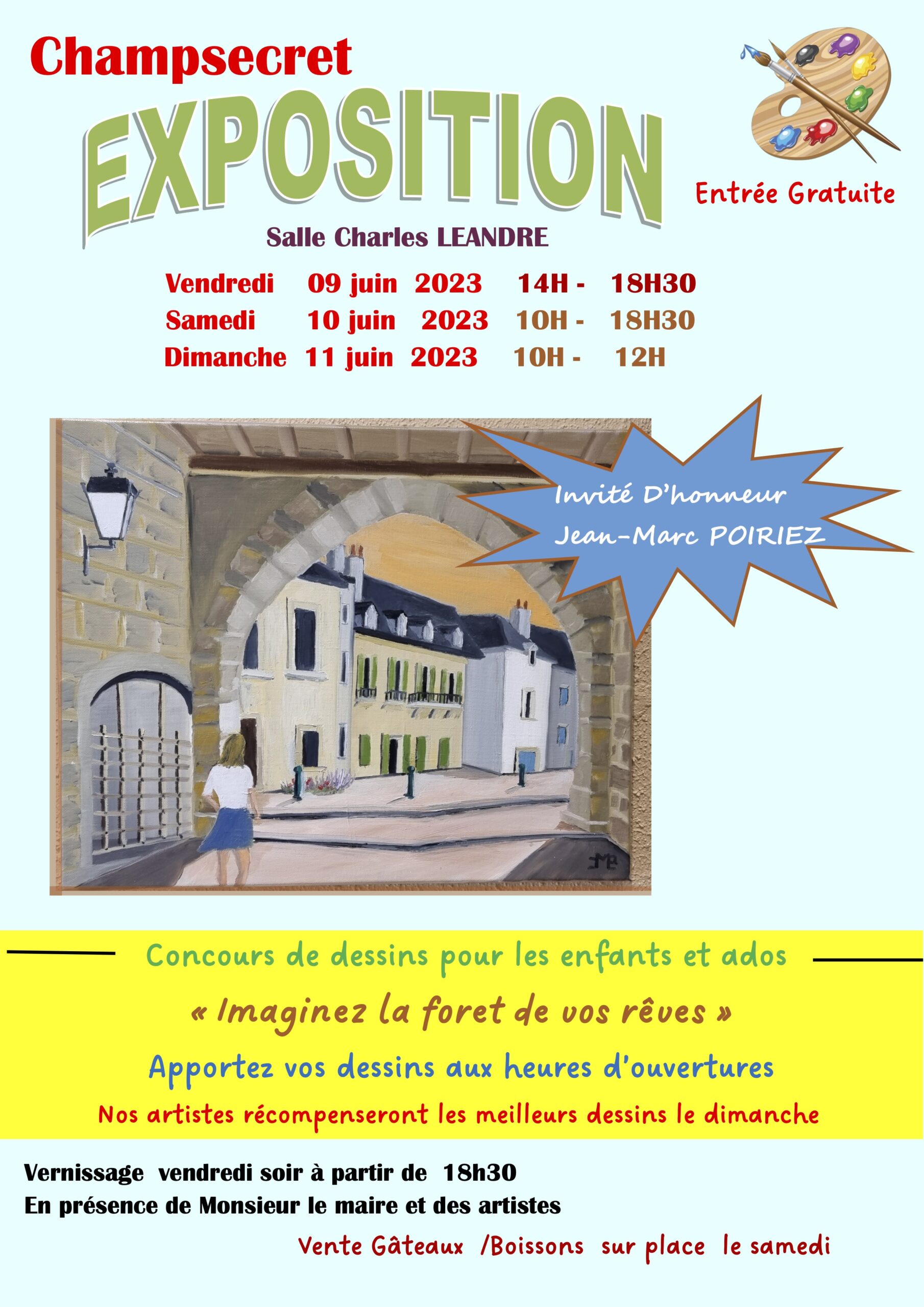 You are currently viewing Exposition salle Charles Léandre – 9/10/11 juin