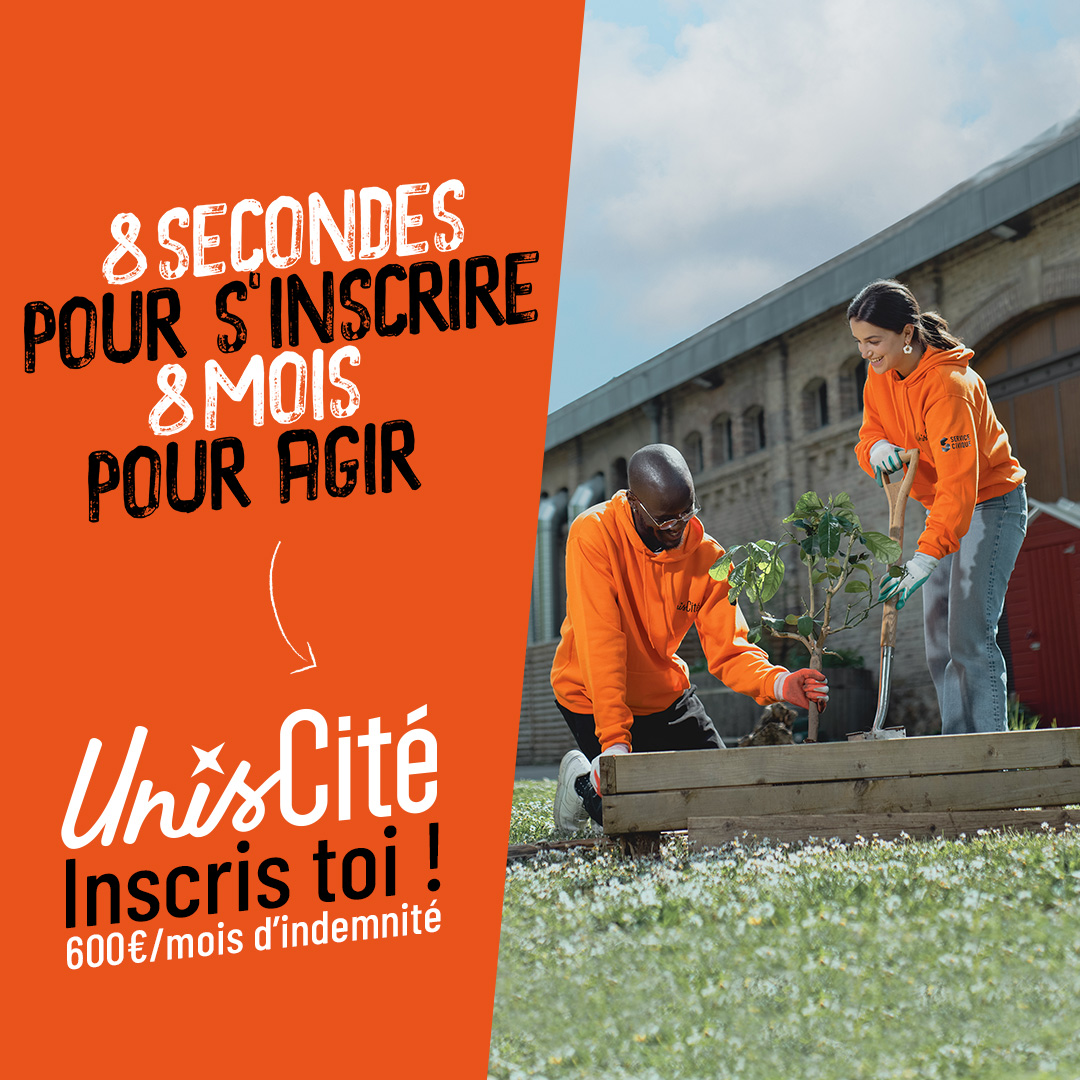 You are currently viewing Unis-Cité recrute des volontaires en service civique !