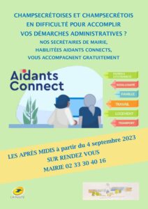 Read more about the article Service Aidant Connect à la mairie de Champsecret