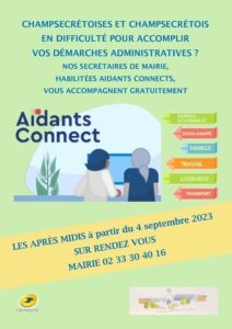 Lire la suite à propos de l’article Service Aidant Connect à la mairie de Champsecret