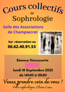 Read more about the article Cours de Sophrologie