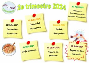 Read more about the article Cuisin’nez Partage – Programme du 2e trimestre 2024