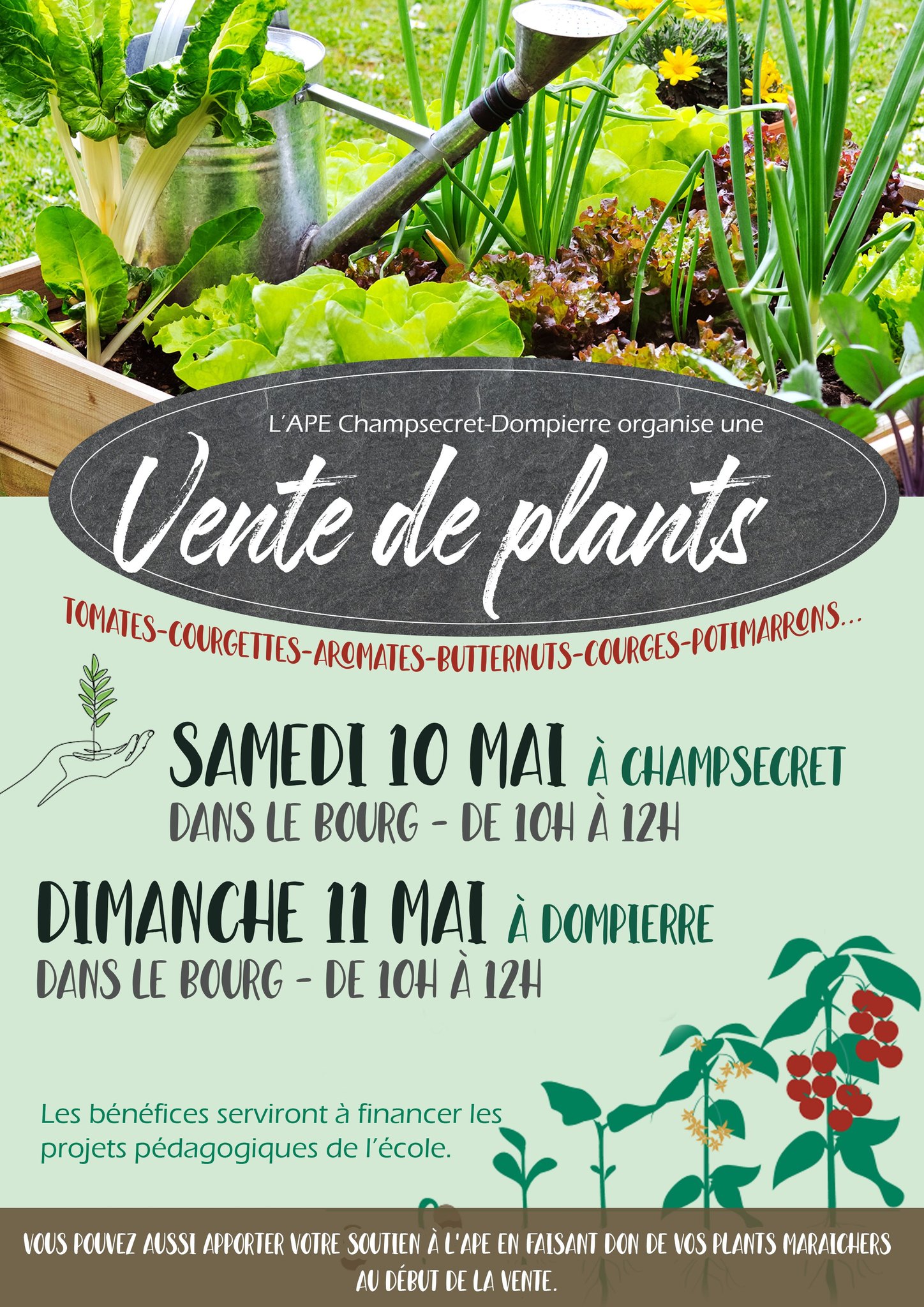 Lire la suite à propos de l’article Vente de plants – APE