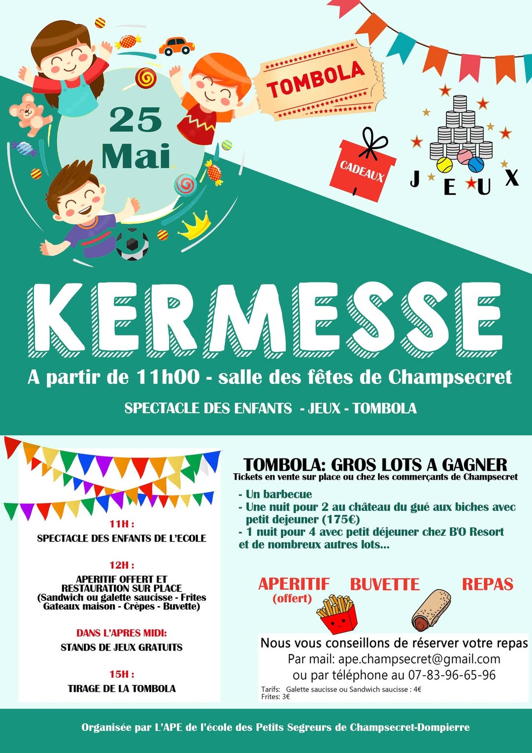 Lire la suite à propos de l’article Kermesse de l’école des Petits Segreurs