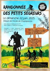 Lire la suite à propos de l’article Randonnée des Petits Segreurs – APE