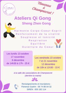 Lire la suite à propos de l’article Ateliers Qi Gong et méditation