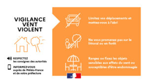 Lire la suite à propos de l’article Vigilance orange vent-violent