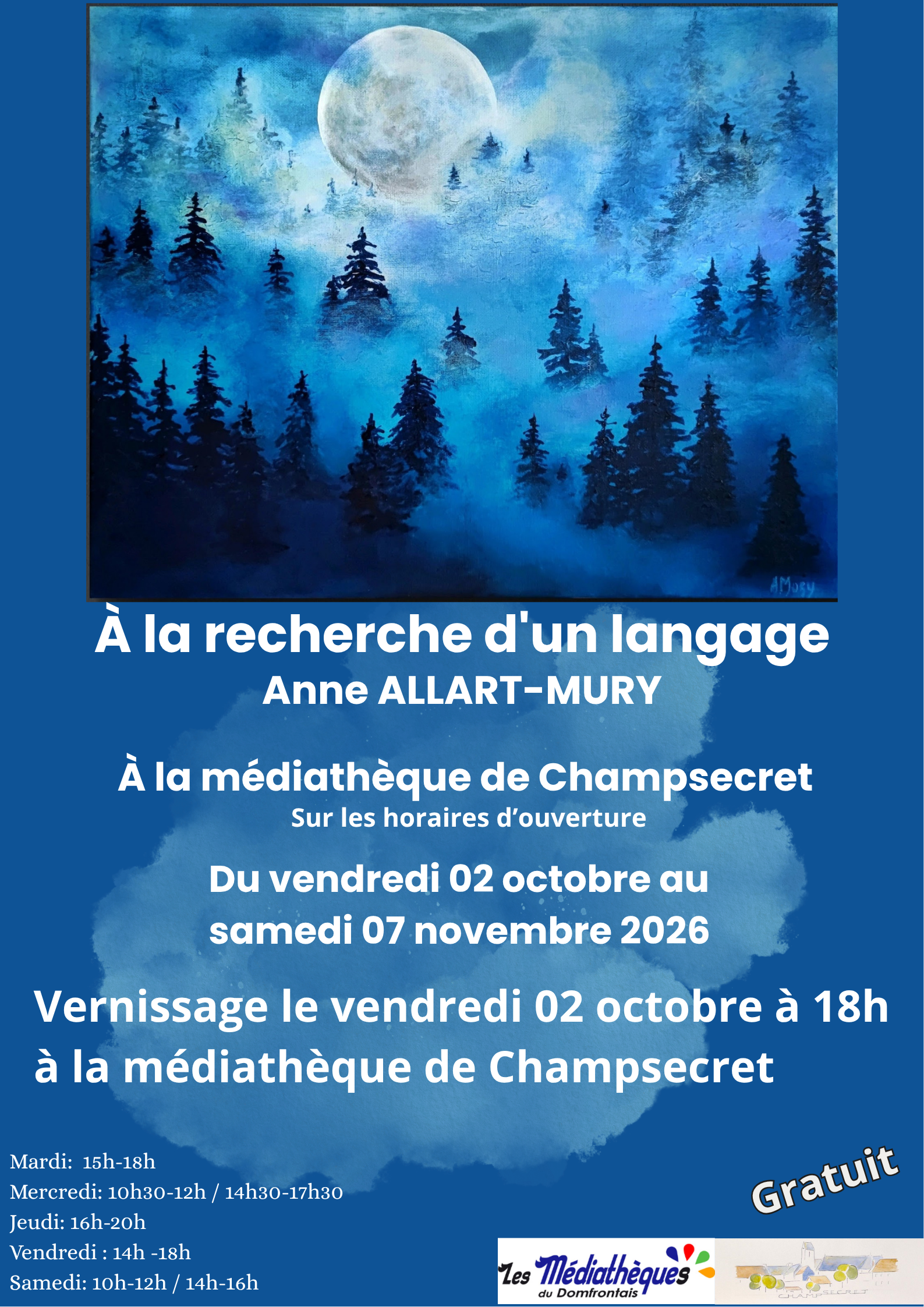 You are currently viewing Exposition : À la recherche d&rsquo;un langage – Anne Allart-Mury